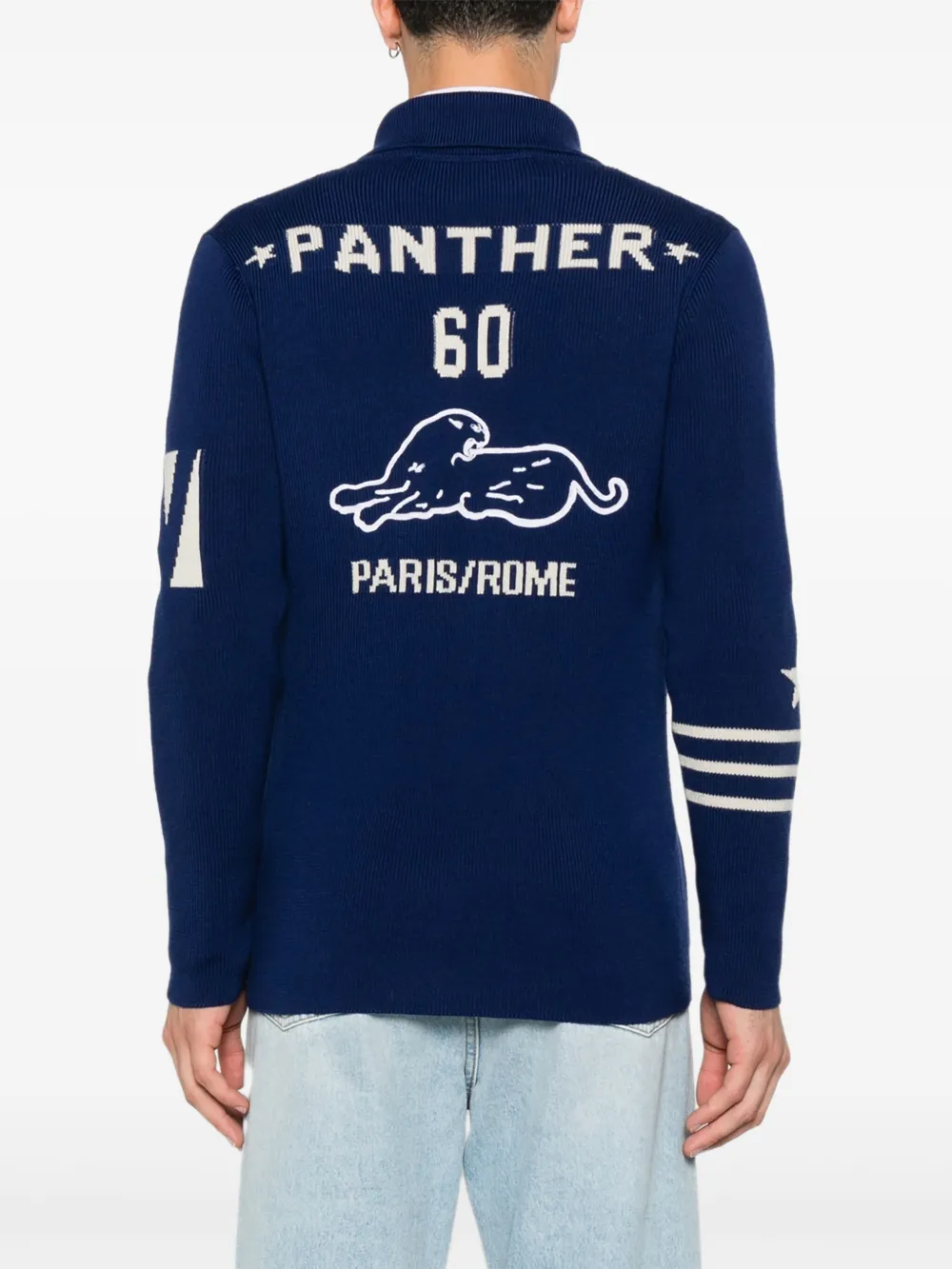 Valentino Garavani Vest verfraaid met logo Blauw