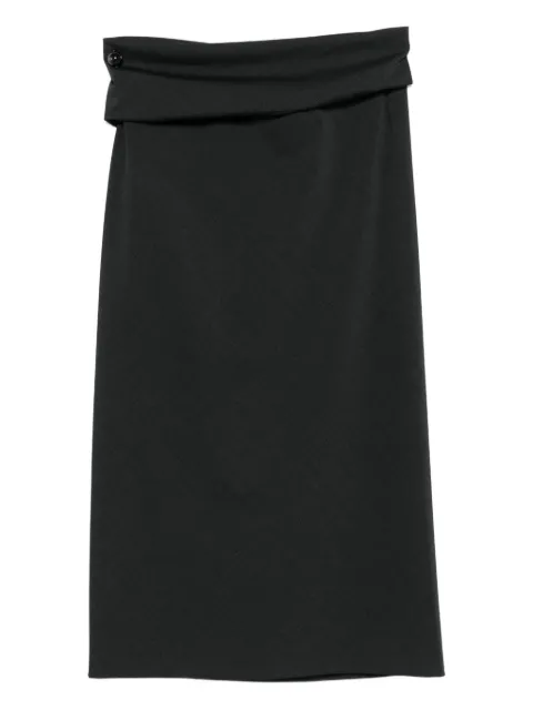 Alberta Ferretti button-detail midi skirt