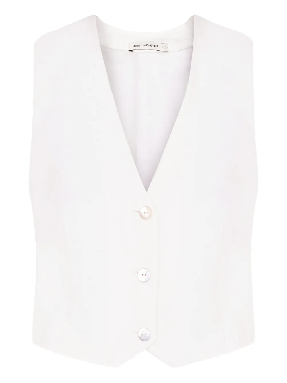 Lenny Niemeyer Gilet con abbottonatura - Bianco