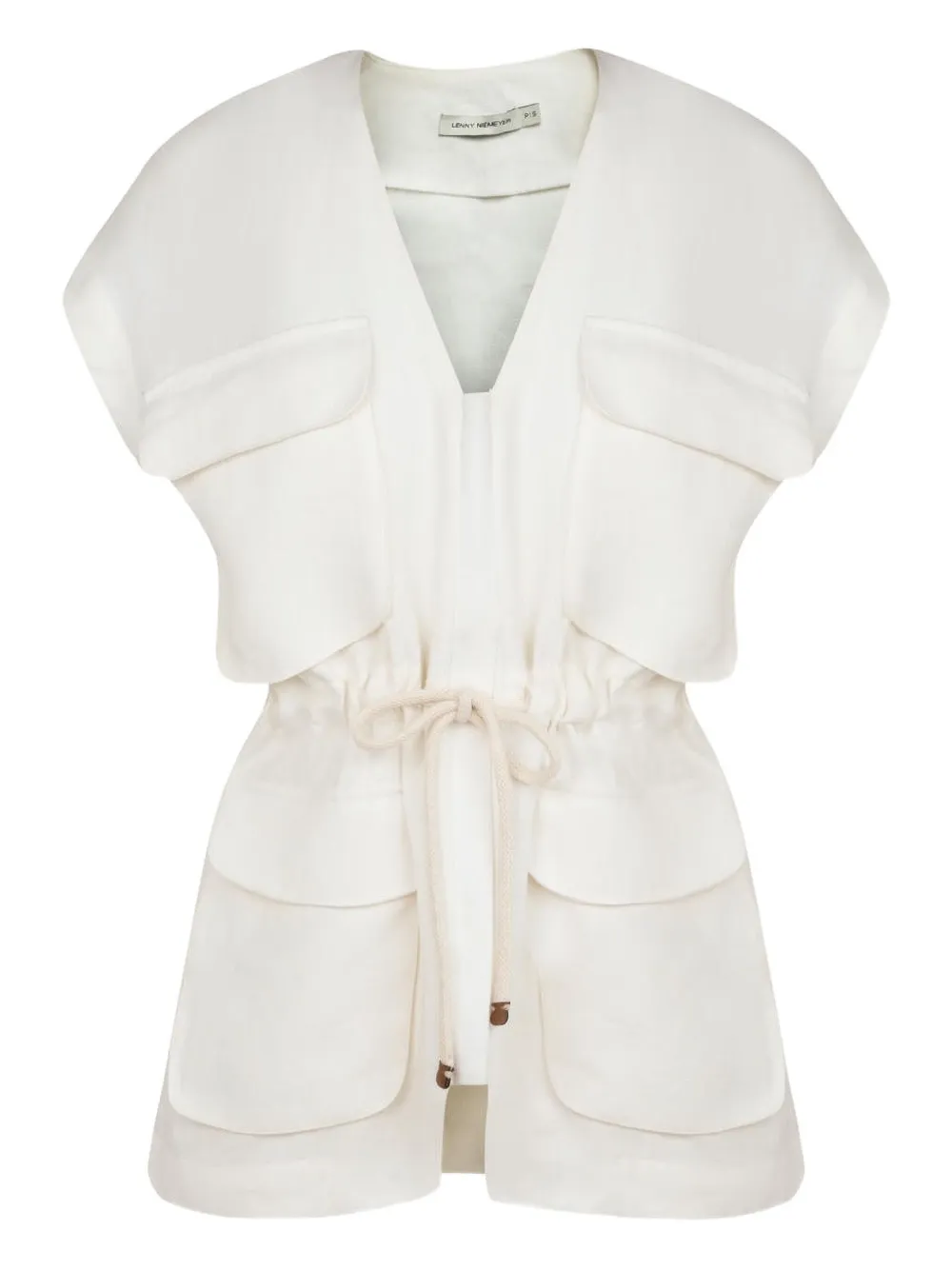 Lenny Niemeyer Blusa con coulisse - Bianco