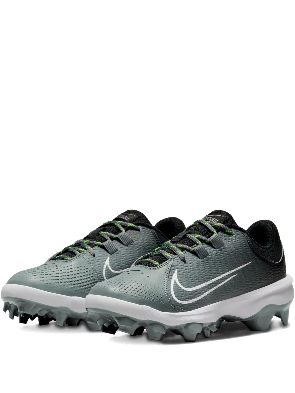 Nike Hyperdiamond 4 Pro Mcs "black Cool Grey" Sneakers In Gray