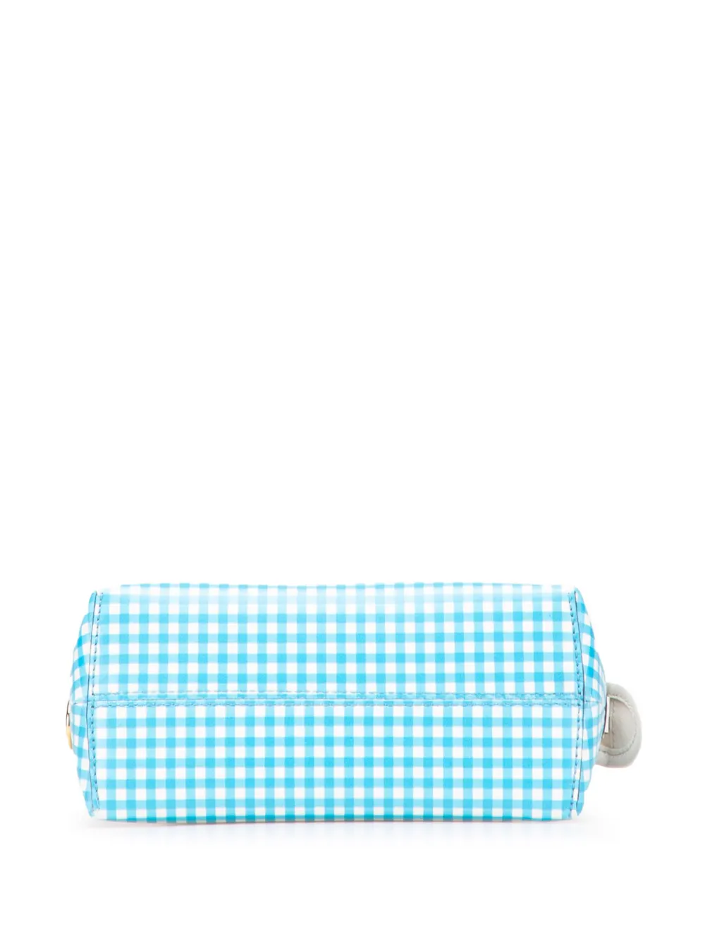 Pre-owned Fendi 2010-2025 Mini Printed Leather Gingham By The Way Satchel