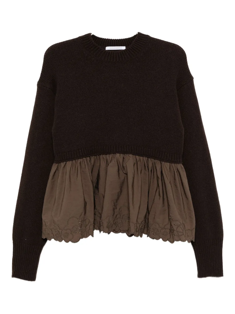 Cecilie Bahnsen Bera Jumper In Brown