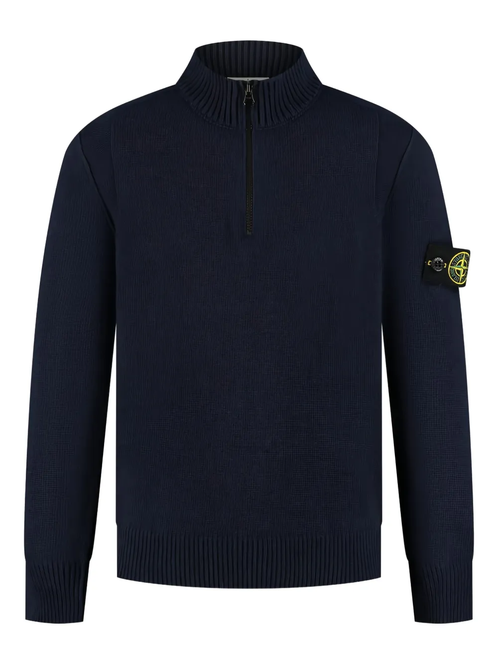 Stone Island Junior half-zip sweater Blauw