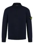 Stone Island Junior half-zip sweater - Blue