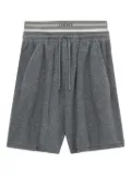 LOEWE elasticated-waistband shorts - Grey