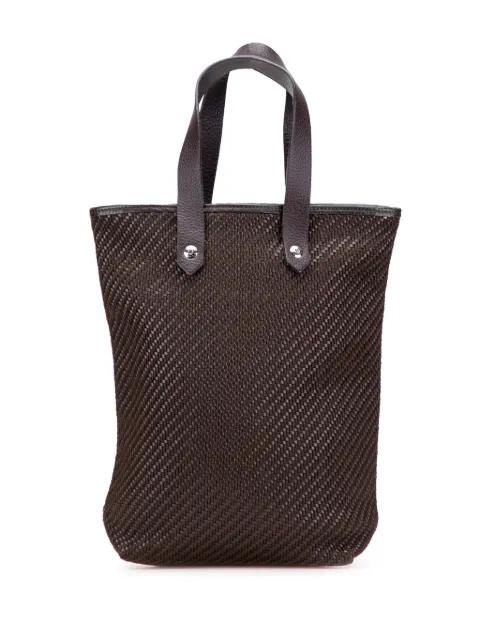 Hermès Pre-Owned 2000-2015 Woven Leather and Polyester Ahmedabad Diago PM handbag