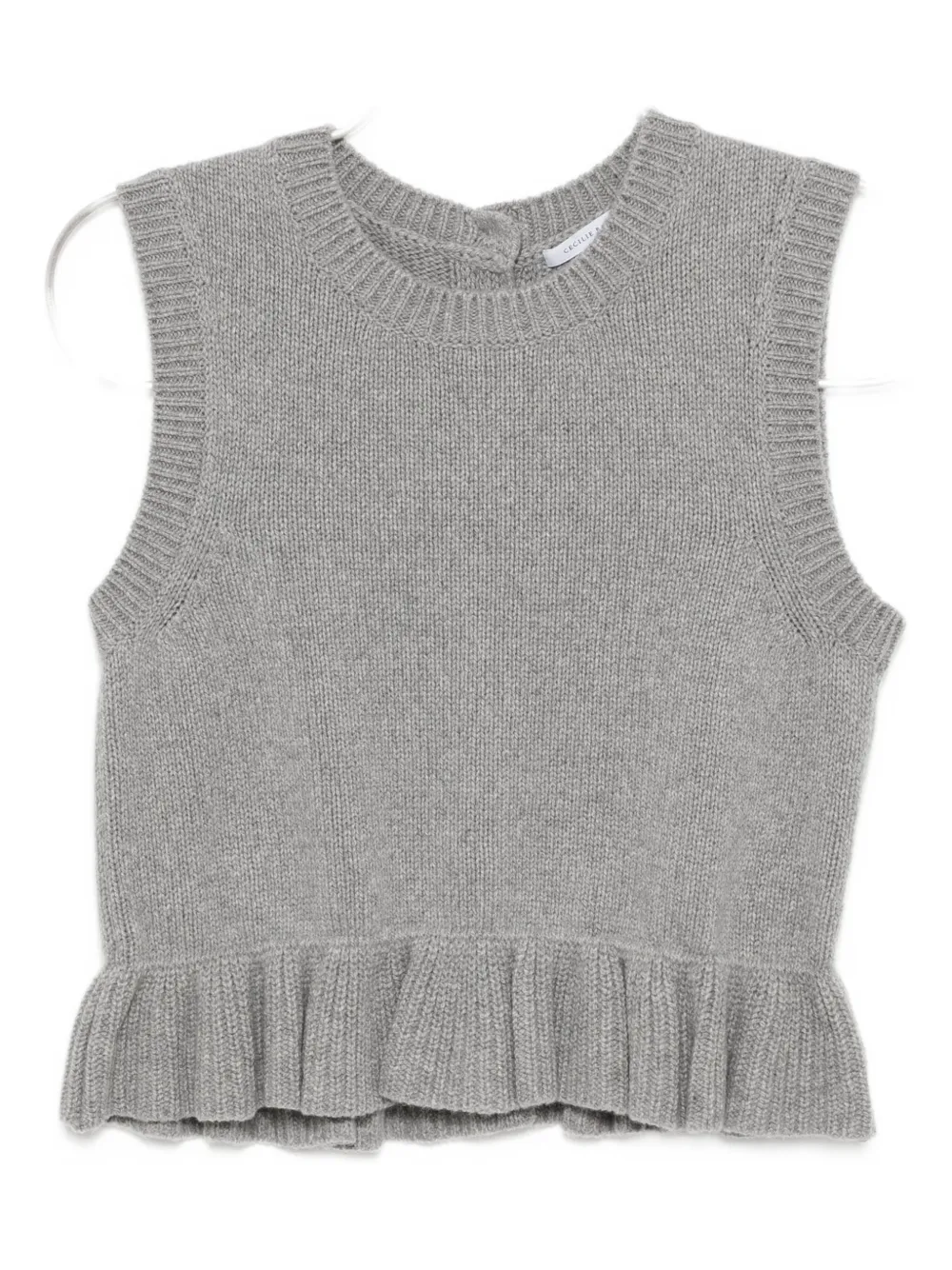 Cecilie Bahnsen Sleeveless Vest In Gray