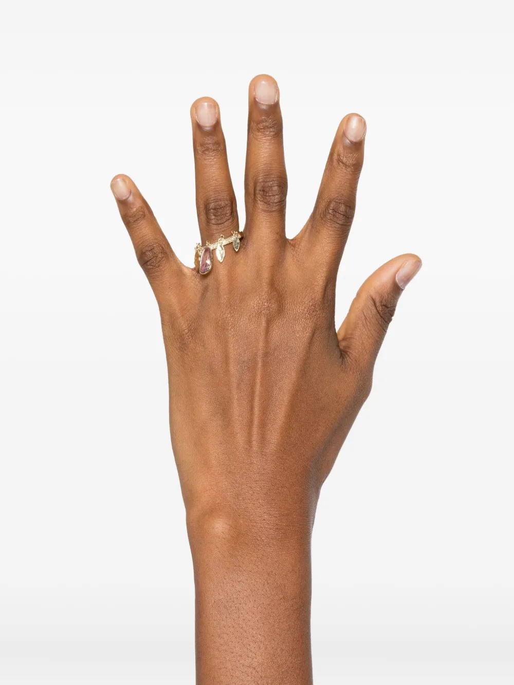 Jacquie Aiche 14k Yellow-gold Pink Sapphire Ring In Gold