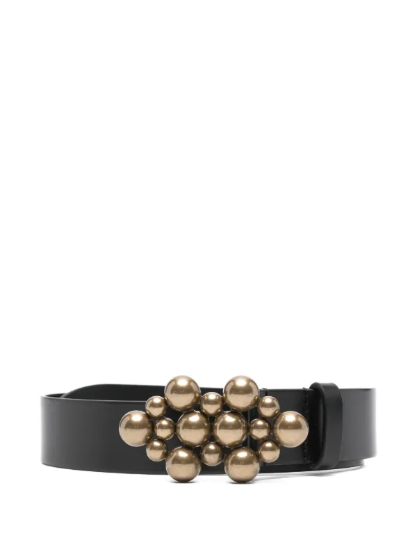 Isabel Marant Vickia Buckle Belt in Black