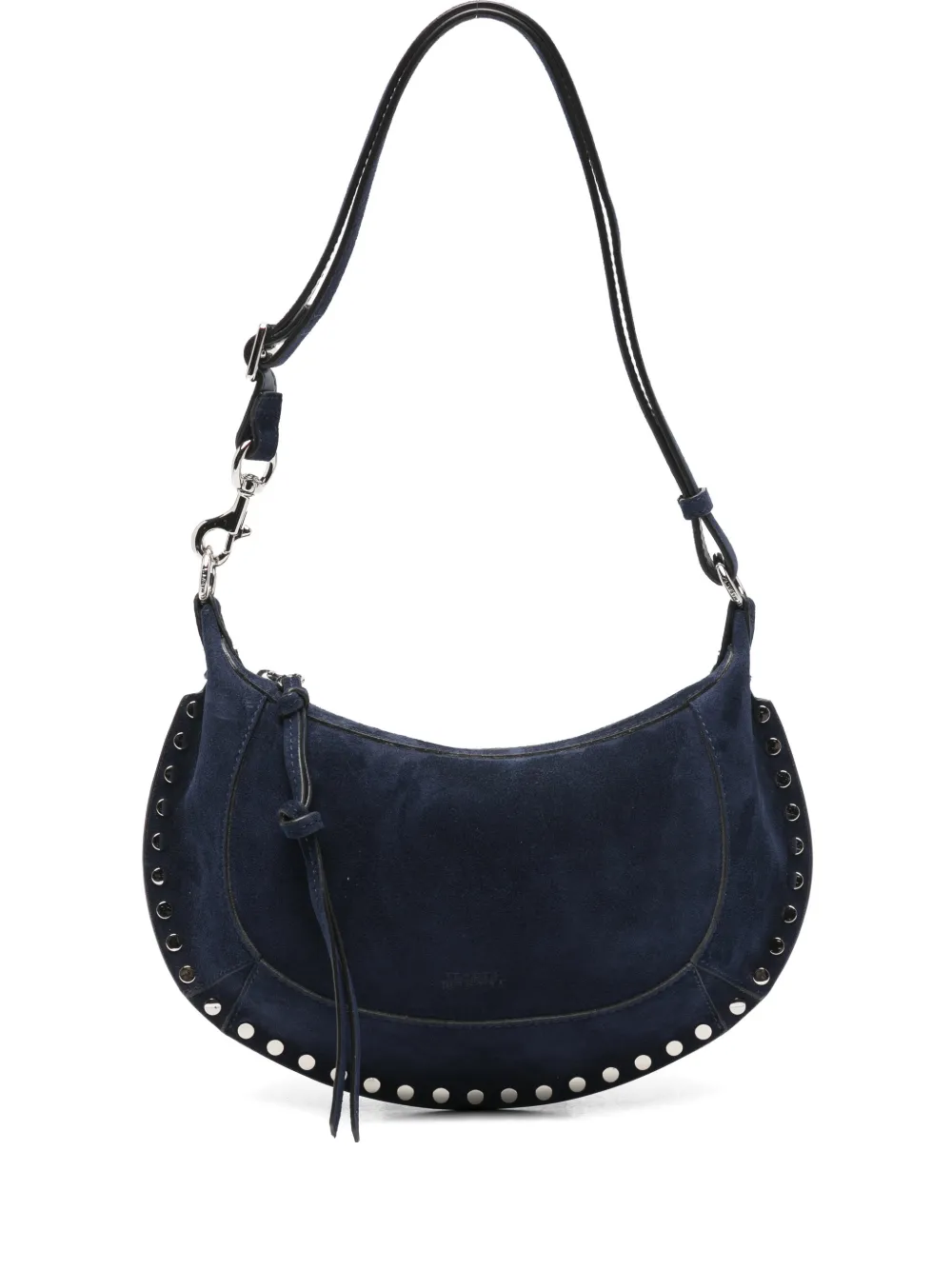 ISABEL MARANT Oskan Moon studded shoulder bag - Blu