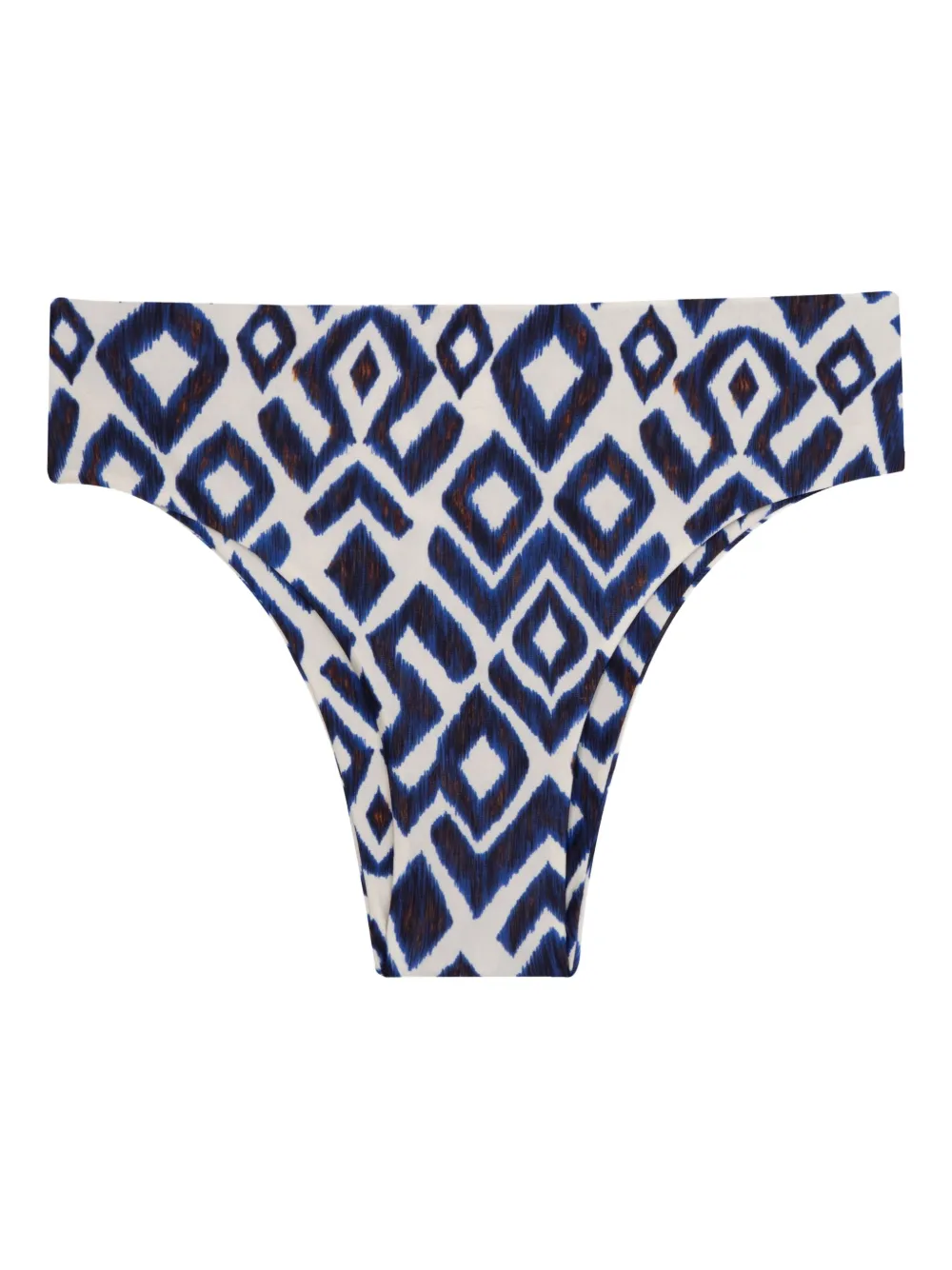 Lenny Niemeyer Slip bikini con stampa geometrica - Bianco