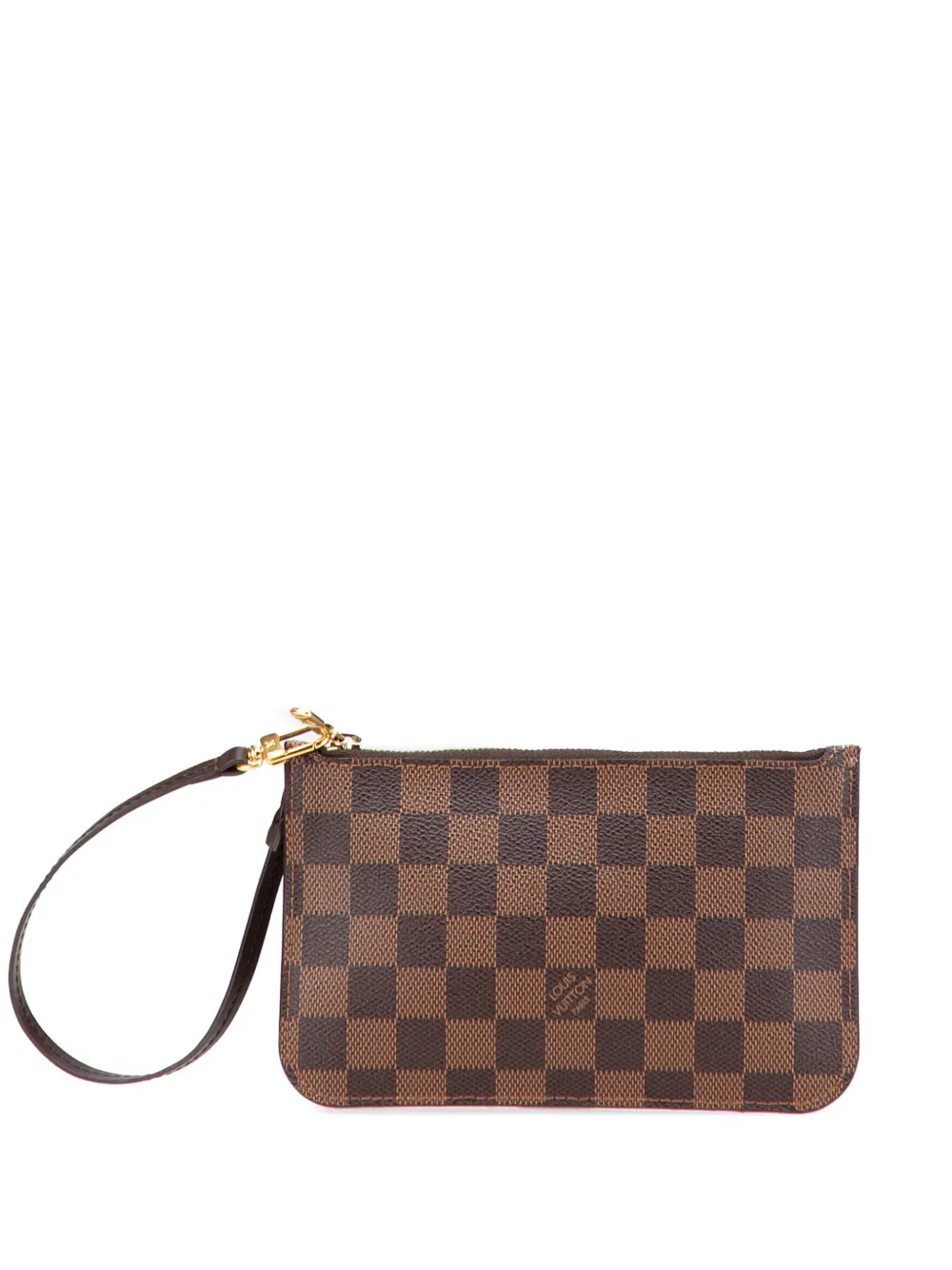 Louis Vuitton Pre-Owned 2014 Damier Ebene Neverfull Pochette pouch - Louis Vuitton Pre-Owned 2014 Damier Ebene Neverfull Pochette pouch -