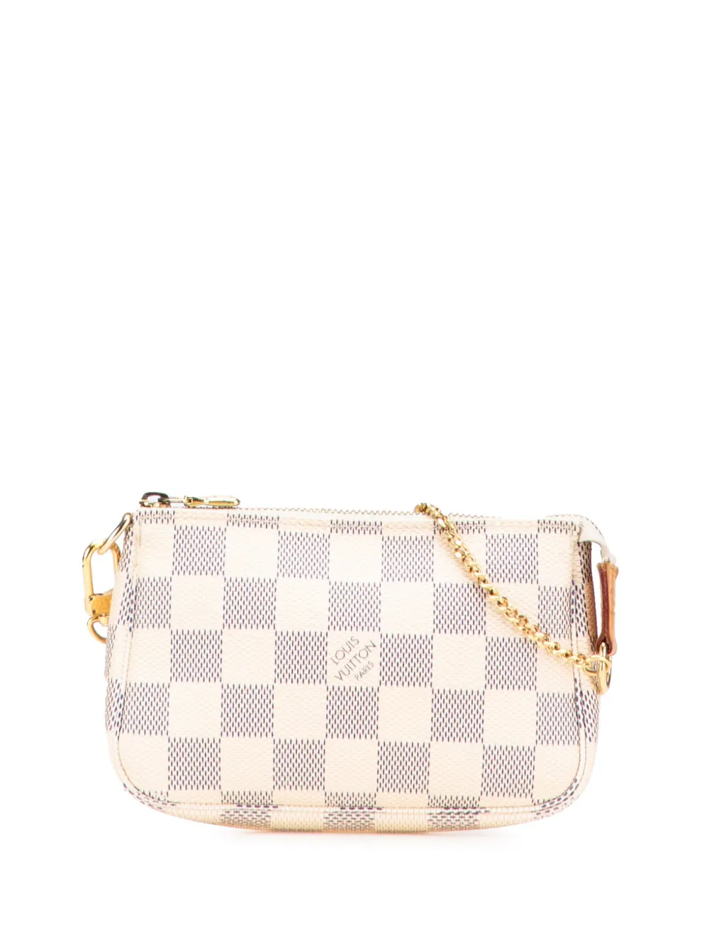 Louis Vuitton Pre-Owned 2014 Damier Azur Mini Pochette Accessoires Louis Vuitton Pre-Owned 2014 Damier Azur Mini Pochette Accessoires