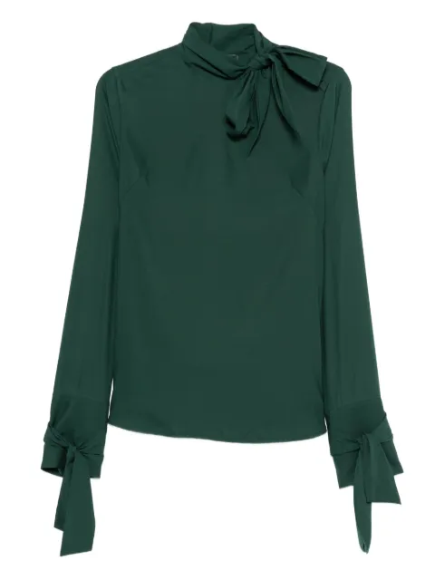 Ermanno Scervino tie-neck long-sleeve blouse