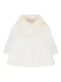 Paz Rodriguez faux-fur collar wool coat - Neutrals