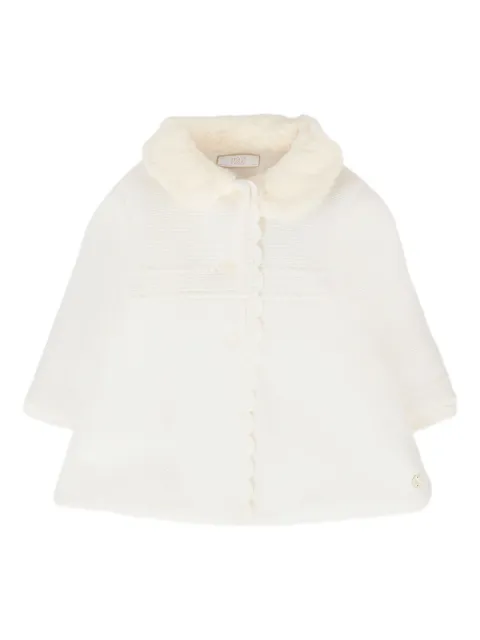 Paz Rodriguez faux-fur collar wool coat