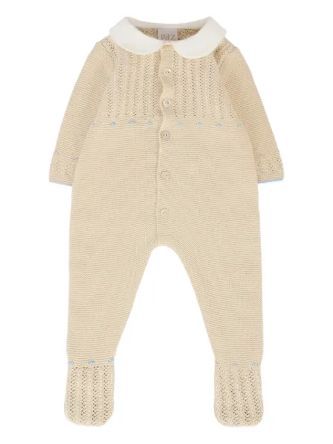 Paz Rodriguez knitted Peter Pan-collar pajamas