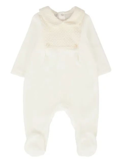 Paz Rodriguez peter pan collar babygrow