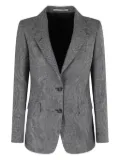 Tagliatore glen plaid three-button blazer - Grey