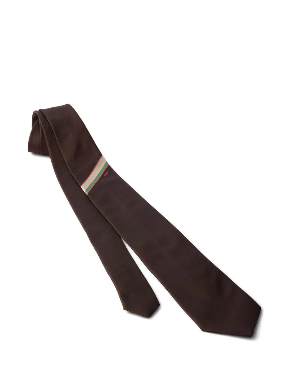 Prada stripe-detail silk tie | Image 2