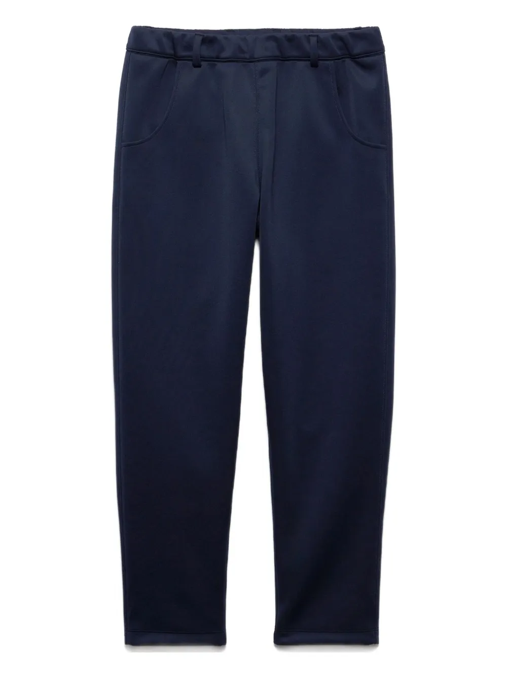 Prada Broek met trekkoordtaille en logo Blauw