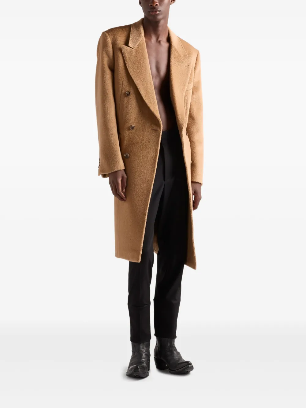 Prada Kasjmier stretch broek - Zwart