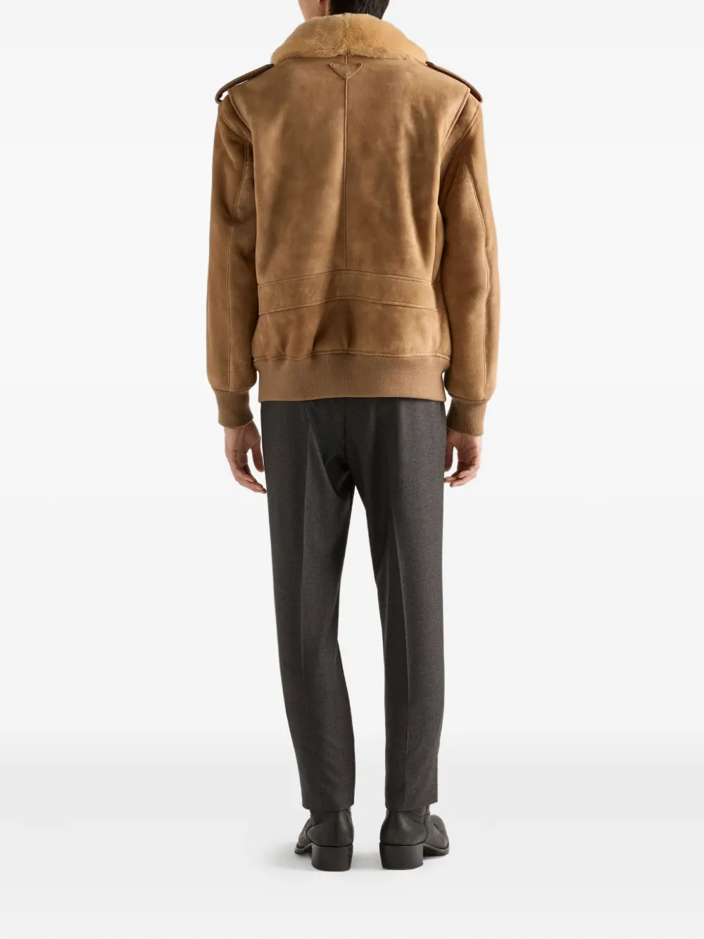 Prada Kasjmier broek Grijs