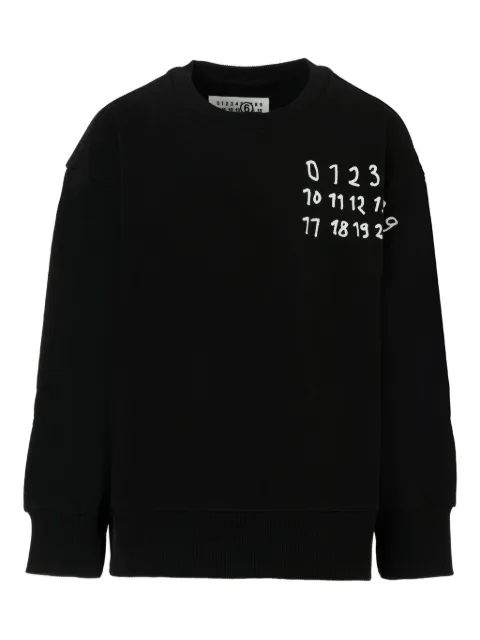 MM6 Maison Margiela Kids logo-print sweatshirt