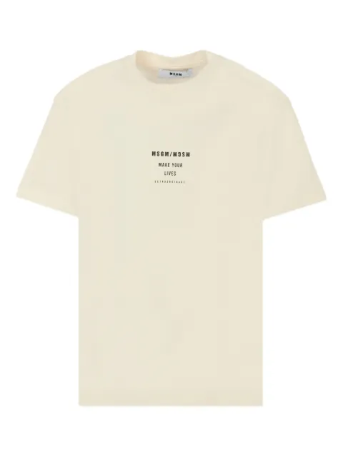 MSGM Kids short-sleeve graphic T-shirt