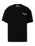 MSGM Kids logo-detail cotton T-shirt - Black