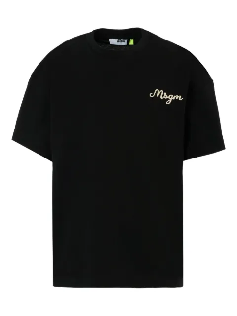MSGM Kids logo-detail cotton T-shirt