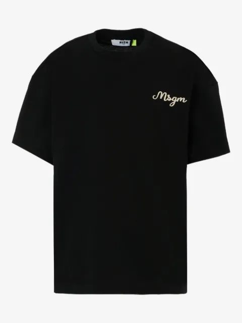 MSGM Kids T-shirt med logodetalje