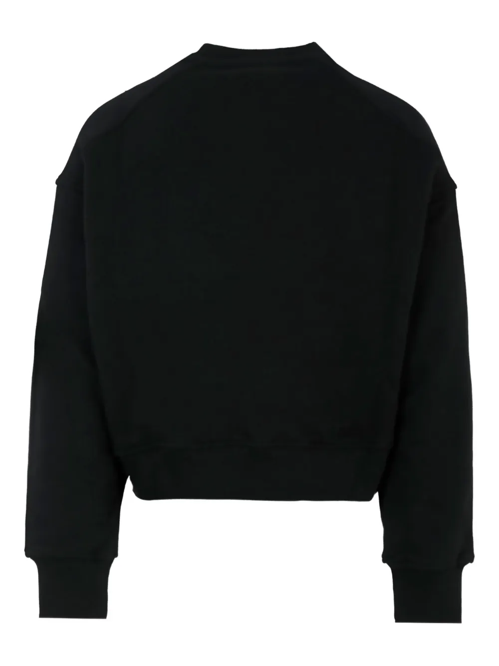 MSGM Kids Sweater met verfraaid logo Zwart