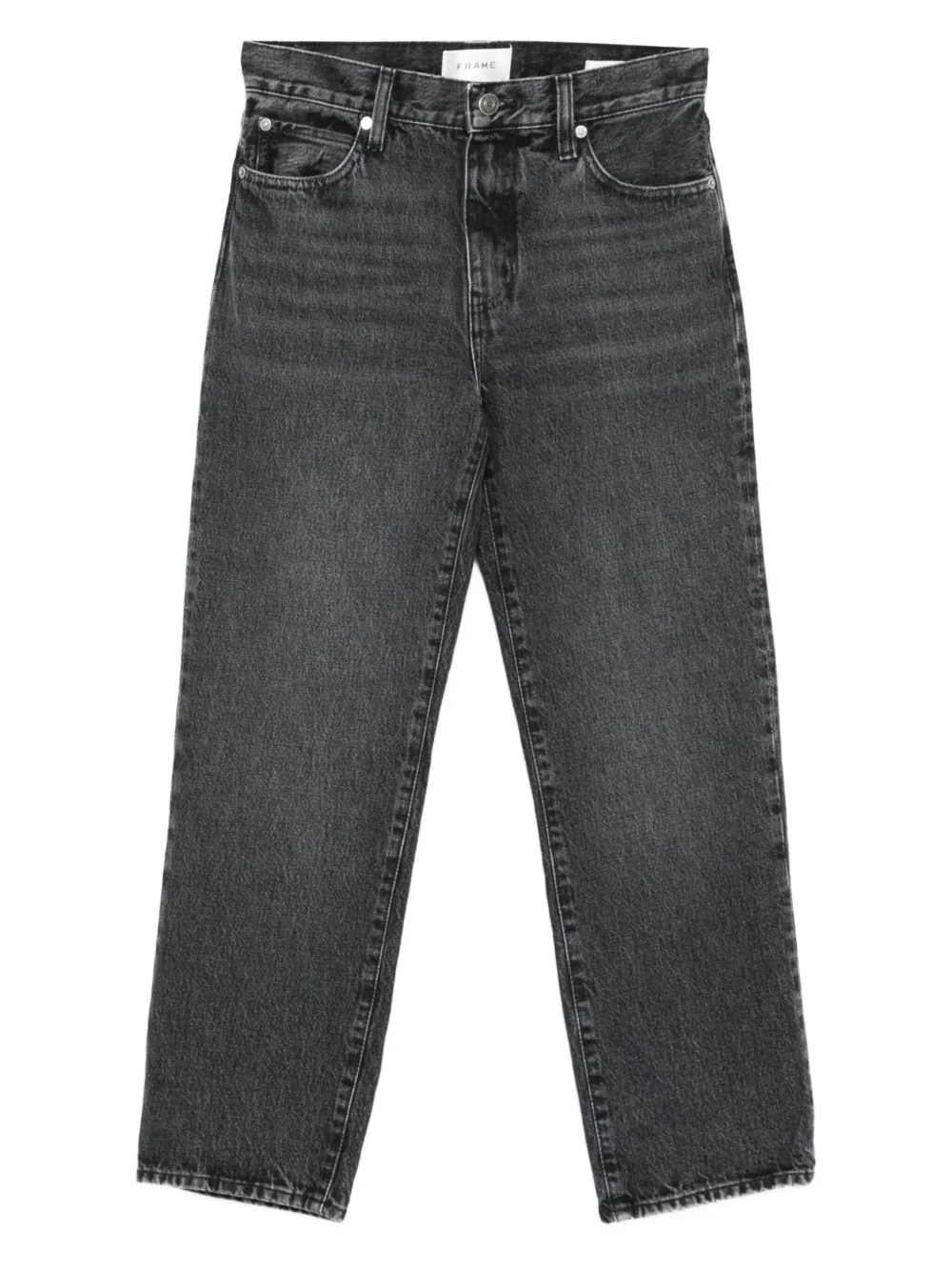 Frame Straight-leg Jeans In Gray