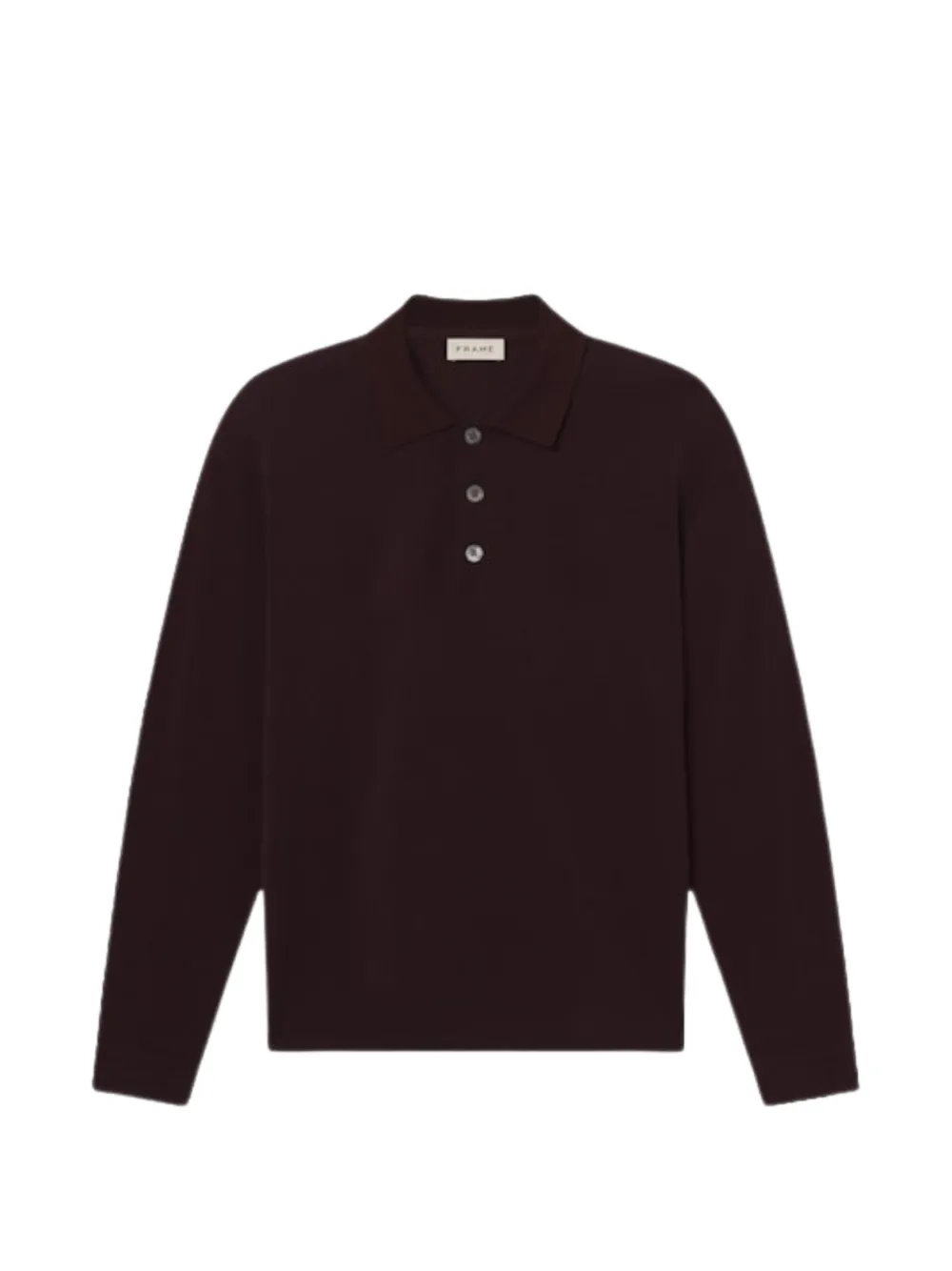 FRAME Poloshirt aus Piqué - Rot