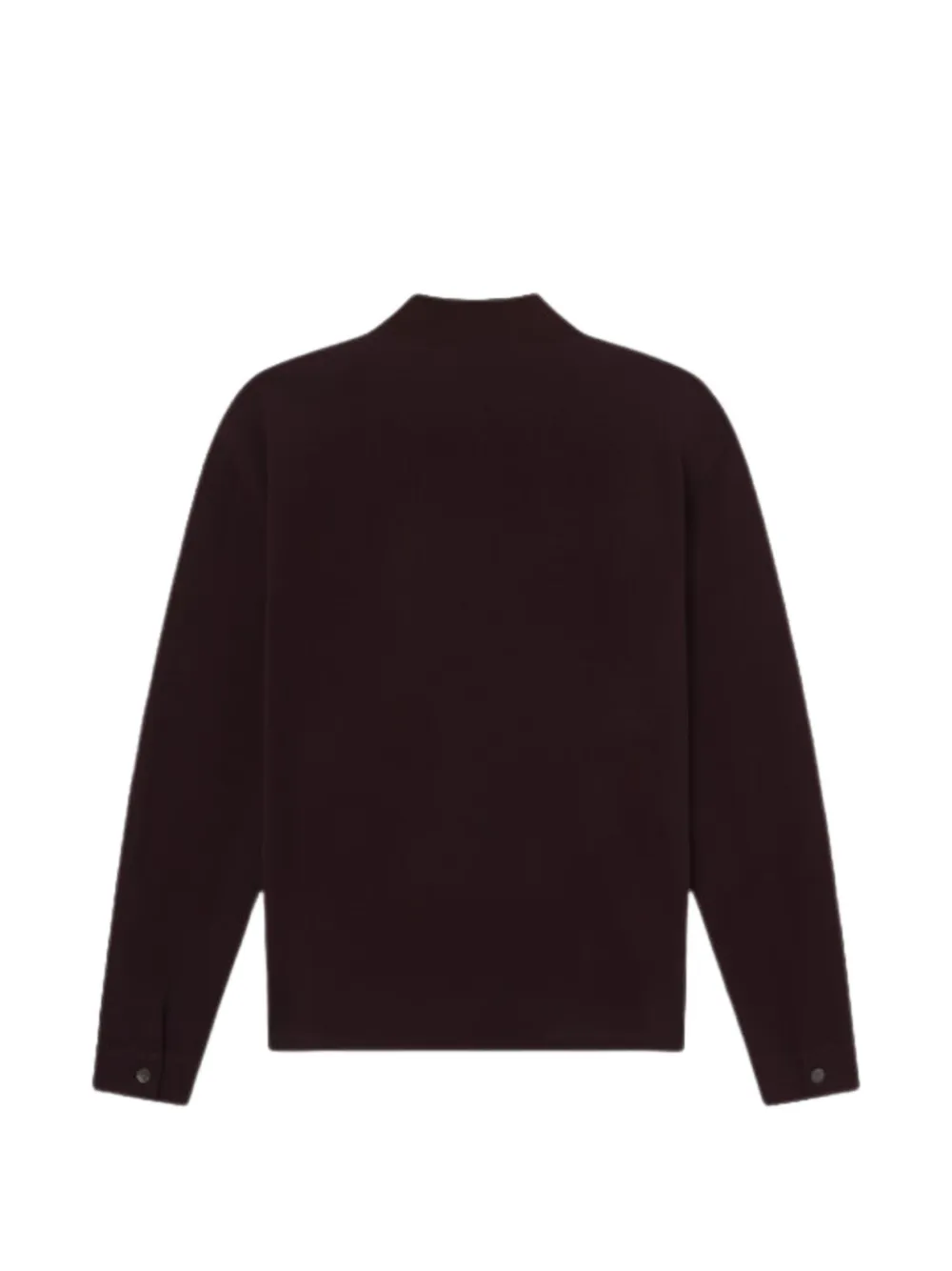 FRAME Piqué poloshirt met lange mouwen Rood