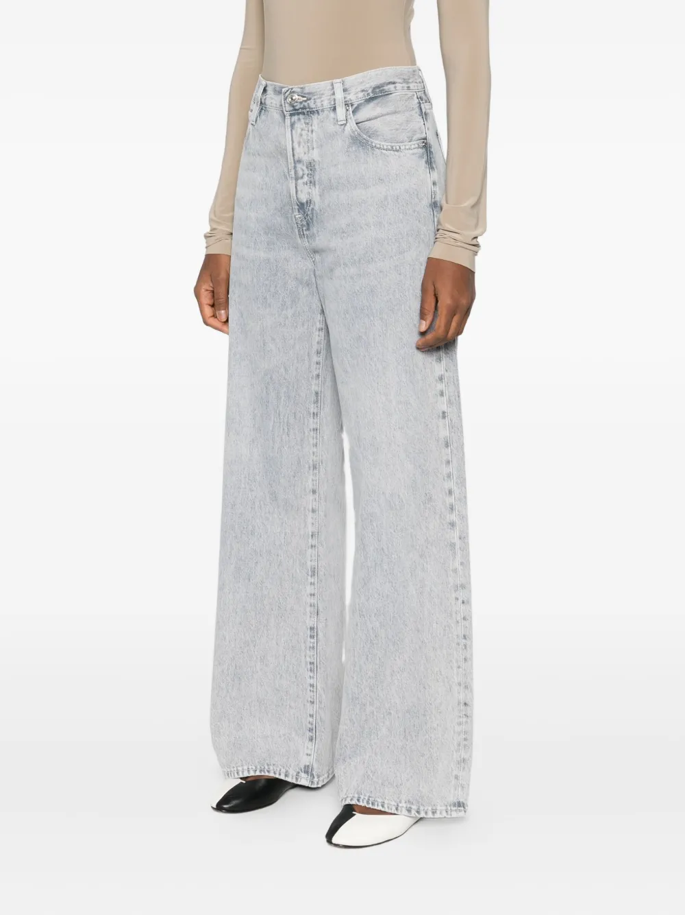 Frame The Loose Jeans In Multi