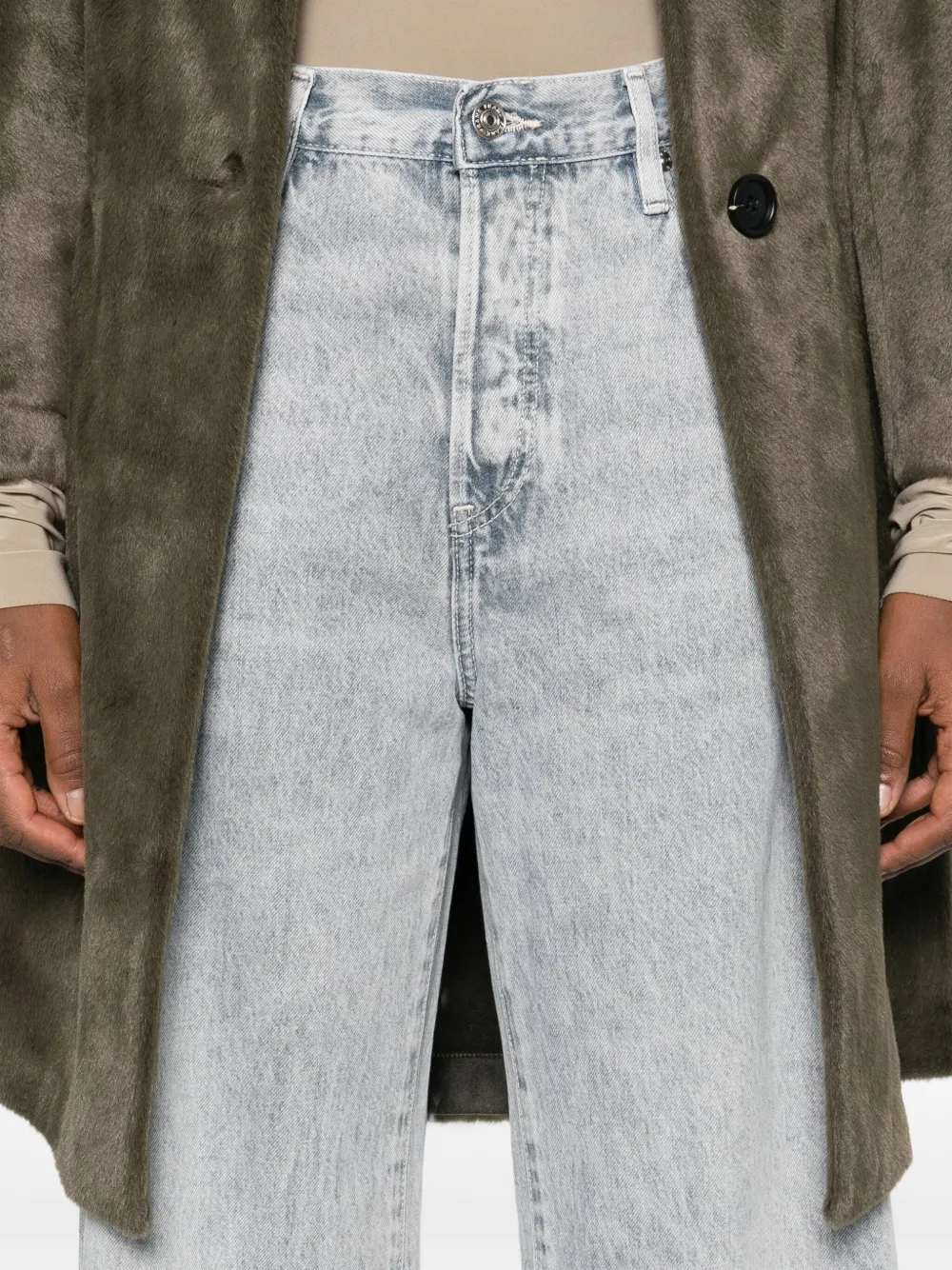 Frame The Loose Jeans In Multi