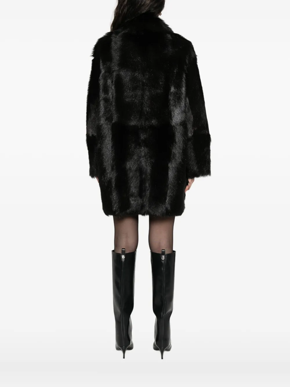 Alberta Ferretti Jas met knoopsluiting Bruin