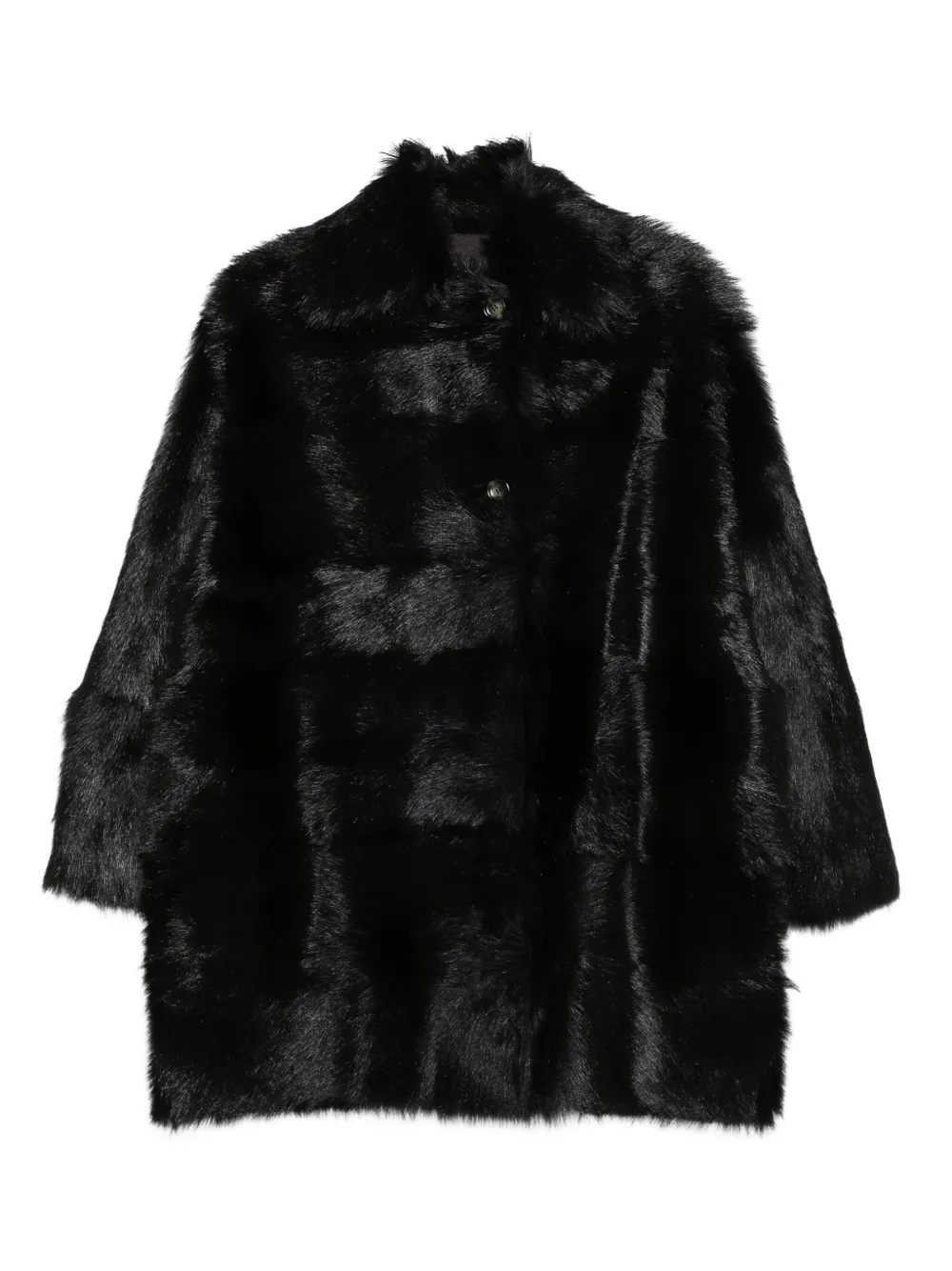 Alberta Ferretti Jas met knoopsluiting Bruin
