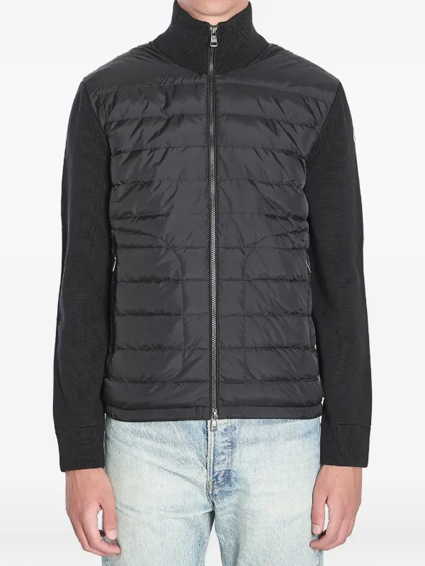 【関税＆送料込み】Moncler Wool Quilted Jacket Moncler // Grey Wool Quilted Down Jacket – VSP Consignment