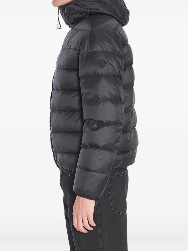 Moncler フーデッド パデッドジャケット | ブラック | FARFETCH JP