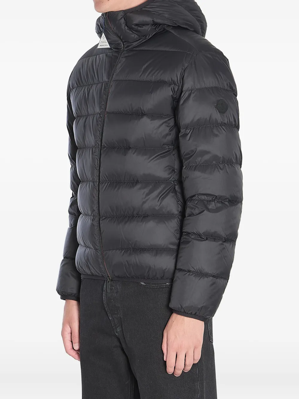 Moncler Donsjack met capuchon Zwart