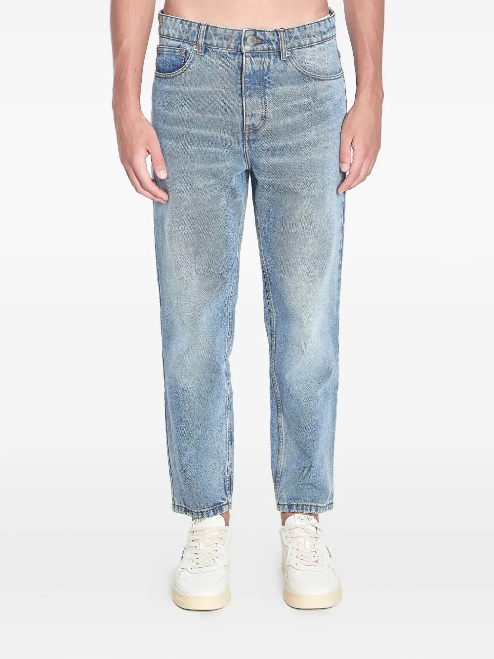 AMI Paris Jeans met wassing Blauw