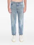 AMI Paris washed-effect jeans - Blue