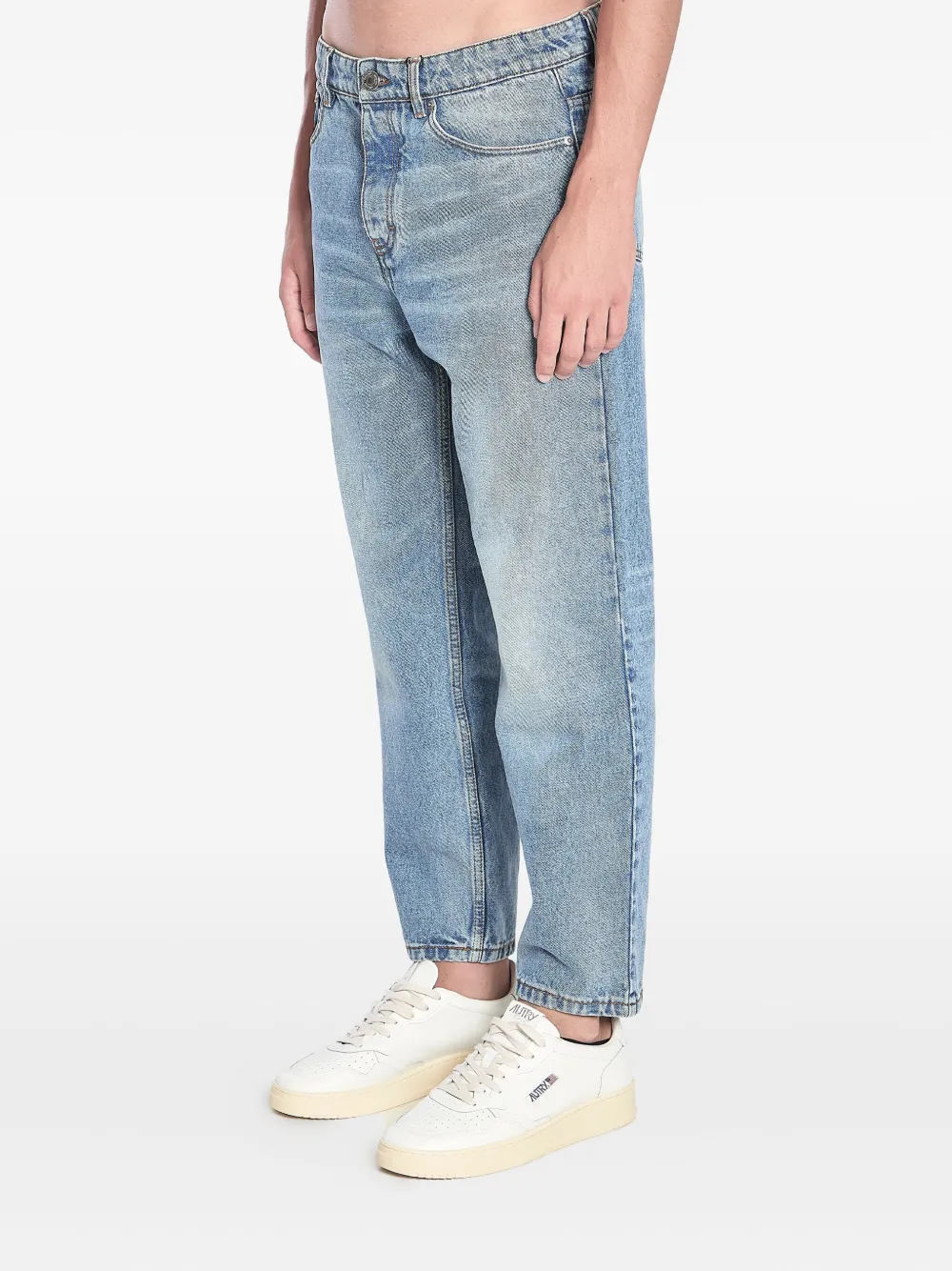 AMI Paris Jeans met wassing Blauw