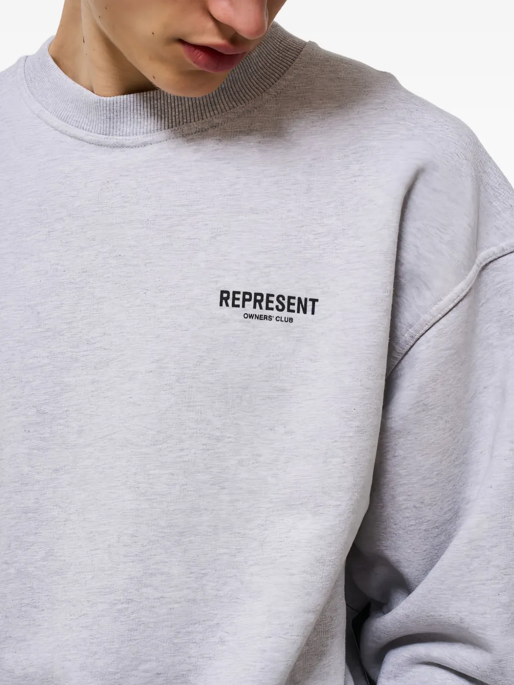Represent Sweater met logo Grijs