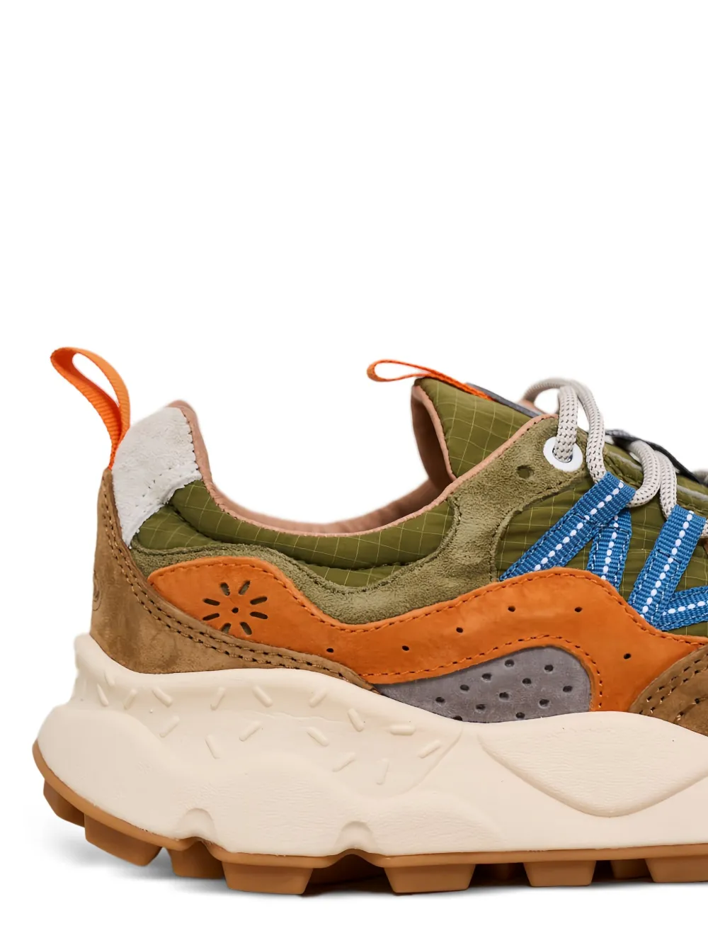 FLOWER MONTAIN Yamano 3 suede sneakers Green