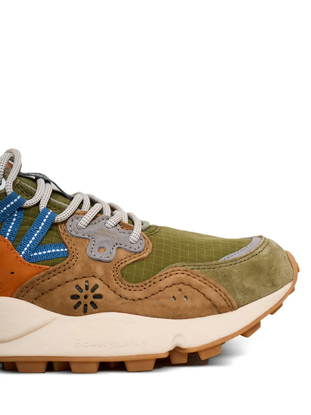 FLOWER MONTAIN Yamano 3 suede sneakers Green